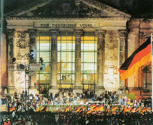 高中历史图片素材:欢庆德国统一