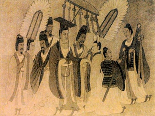 高中历史图片素材:魏孝文帝(467-499)出行-高考资源网