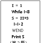 ı: i = 1
while i<8
s = 2i+3    
 i=i+2
wend
print s
2⣩
