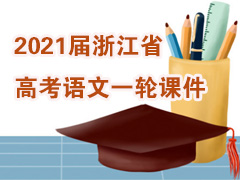 2021届浙江省高考语文一轮课件